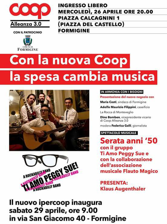 Coop Alleanza 3.0: Con la nuova Coop la spesa cambia musica! Coop Alleanza 3.0: Con la nuova Coop la spesa cambia musica!