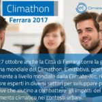 Climathon, anche Ferrara partecipa alla maratona.Fra i partner Città della Cultura/Cultura della città e Coop Alleanza 3.0