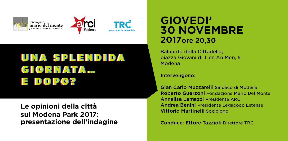 Fondazione Mario Del Monte e ARCI presentano: Una splendida giornata…e dopo?