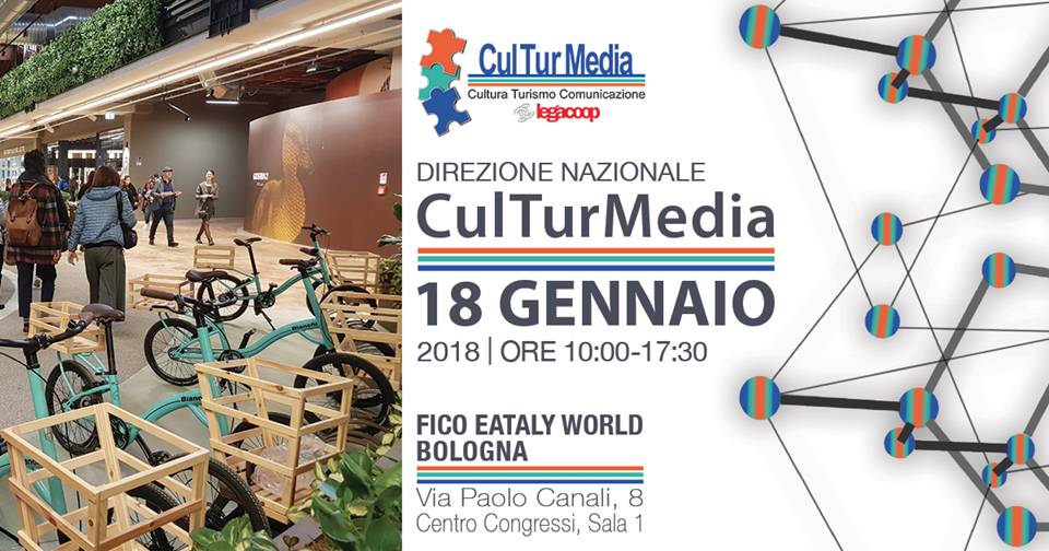 Direzione nazionale di CulTurMedia: il 18 gennaio l’appuntamento è a FICO