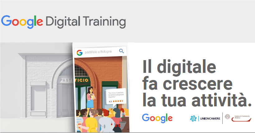 Martedì 26 giugno: Google Digital Training alla Camera di Commercio di Modena