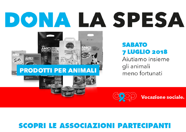 “Dona la Spesa”: sabato 7 luglio in 175 punti vendita di Coop Alleanza 3.0