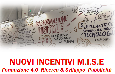 Nuovi incentivi M.I.S.E, Formazione 4.0 Ricerca & Sviluppo Pubblicità