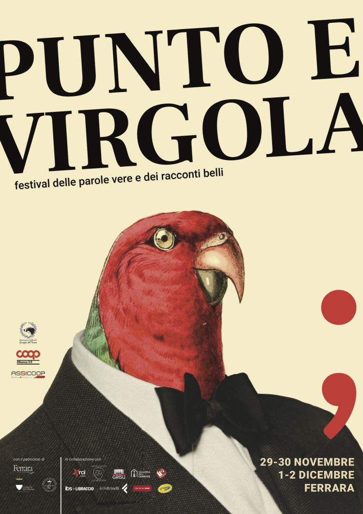 Punto e Virgola: a Ferrara il festival “delle parole vere e dei racconti belli” grazie anche al sostegno di Assicoop Modena&Ferrara e Coop Alleanza 3.0