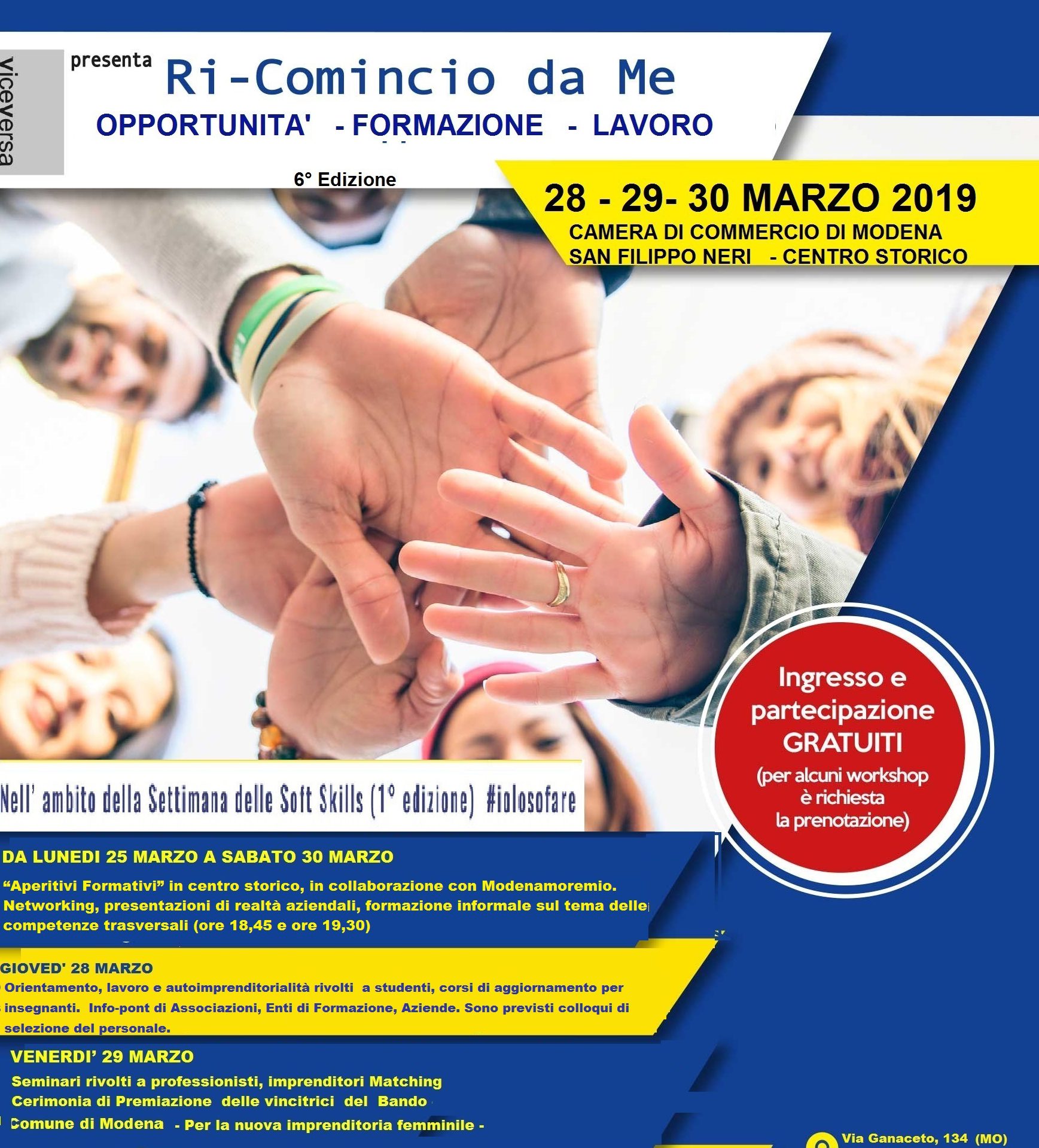 “Ricomincio da me”, opportunità lavoro e formazione: Legacoop Estense incontra gli studenti