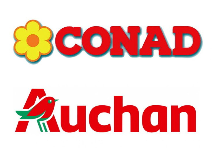 Conad acquisisce le attività di Auchan in Italia