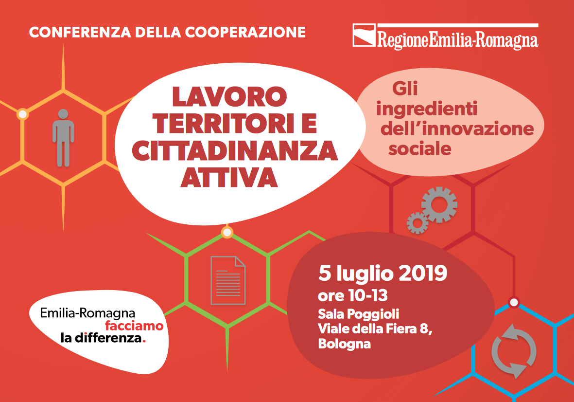 Conferenza della Cooperazione: Lavoro, territorio e cittadinanza attiva, il 5 luglio a Bologna