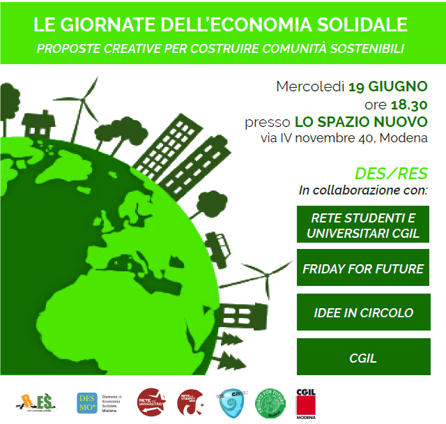 Climate Change 2, le scelte energetiche: mercoledì 19 giugno a Lo Spazio Nuovo