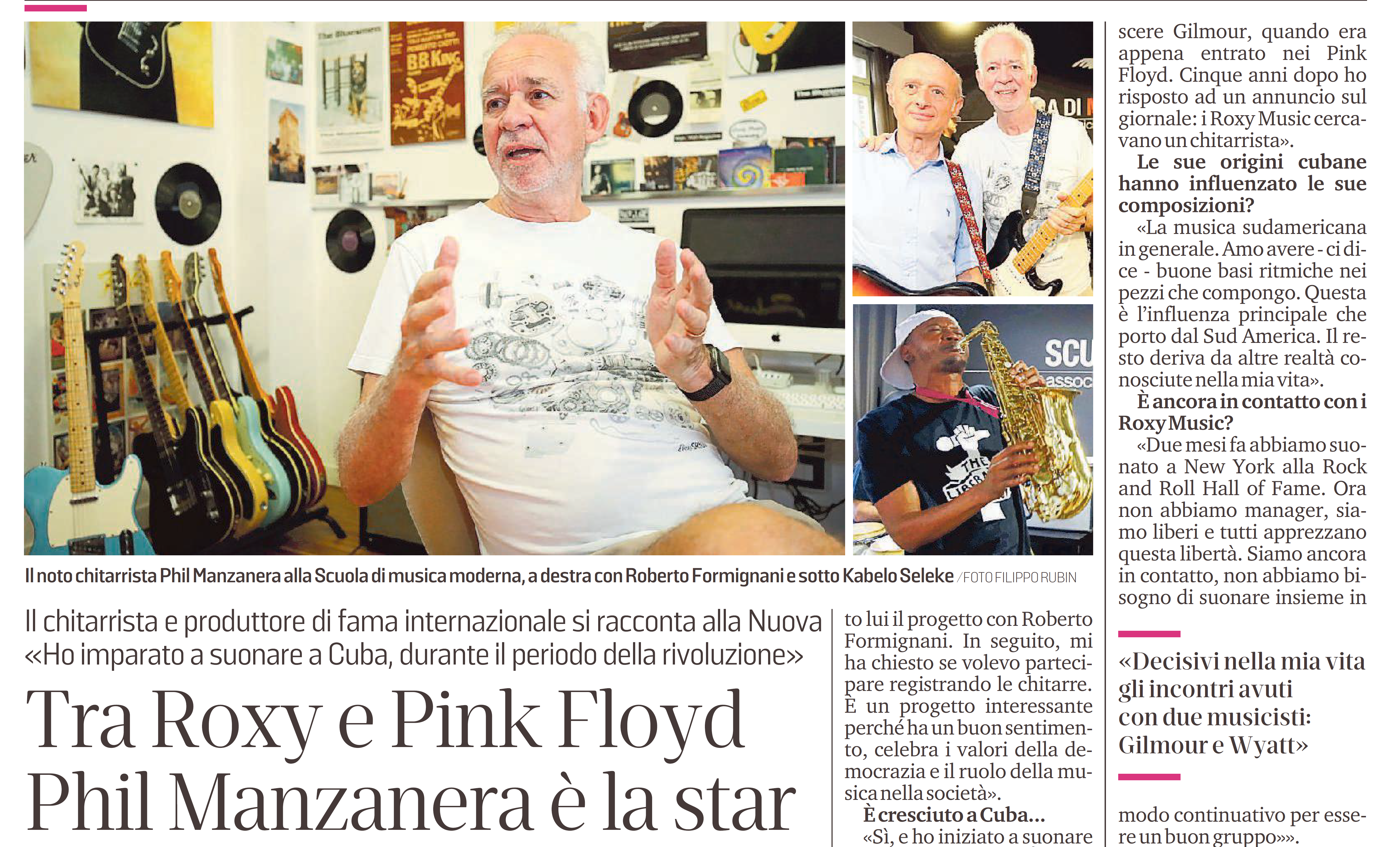 Tra Roxy e Pink Floyd Phil Manzanera è la star del Liberation Project