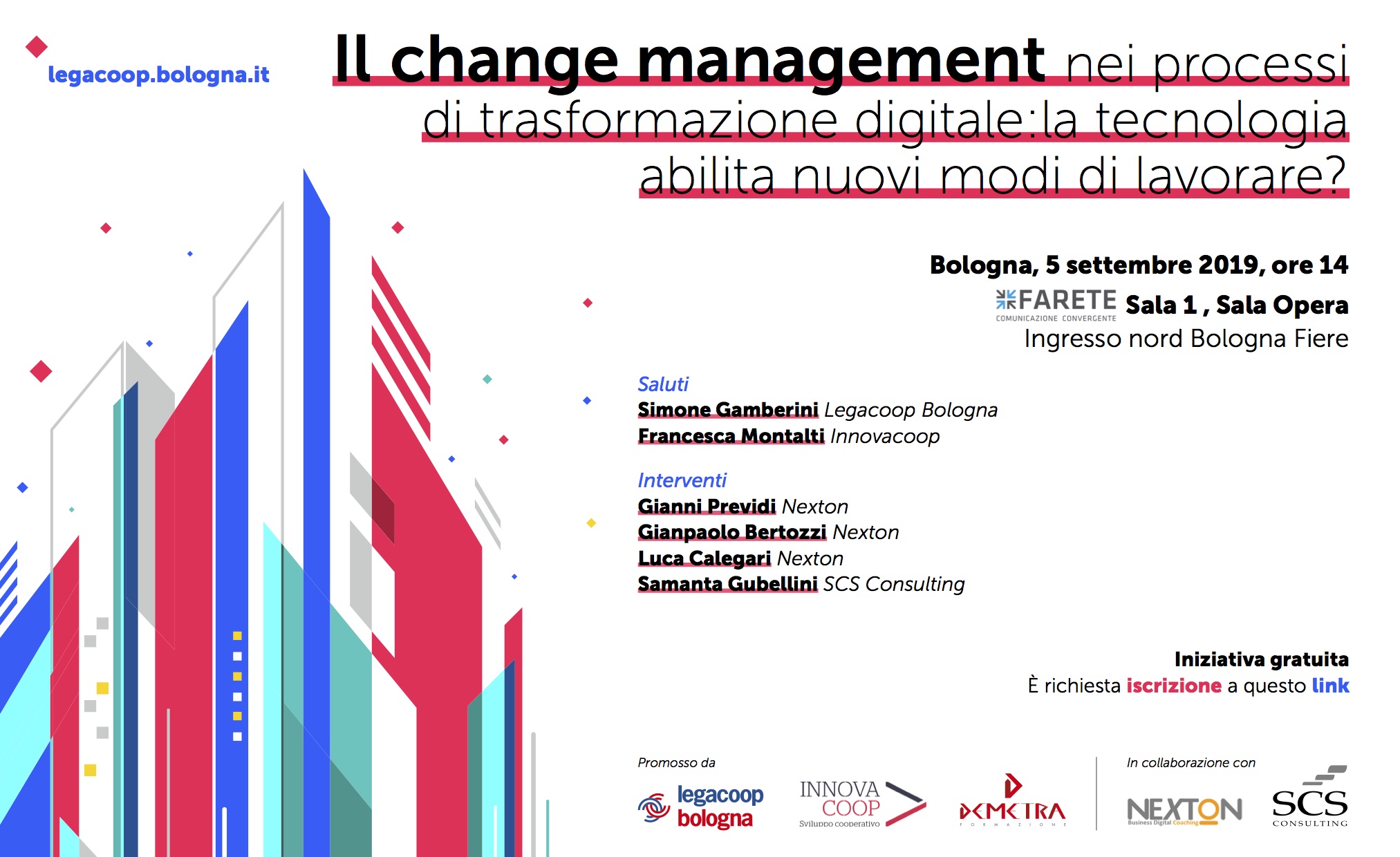 Il Change Management: la tecnologia abilita nuovi modi di lavorare? Il 5 settembre un workshop a FARETE