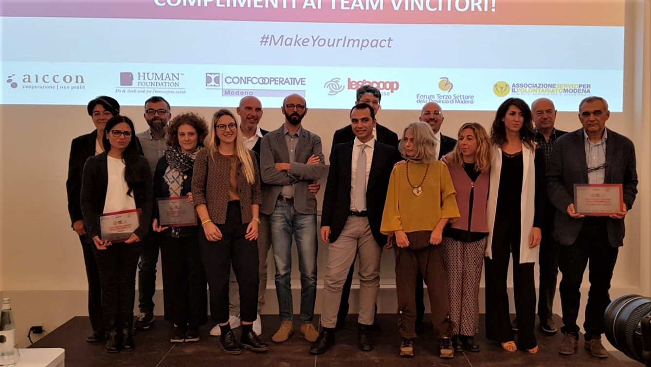 Make Your Impact: Aliante Cooperativa Sociale e Arca Lavoro Impresa Sociale si aggiudicano due dei tre premi in palio