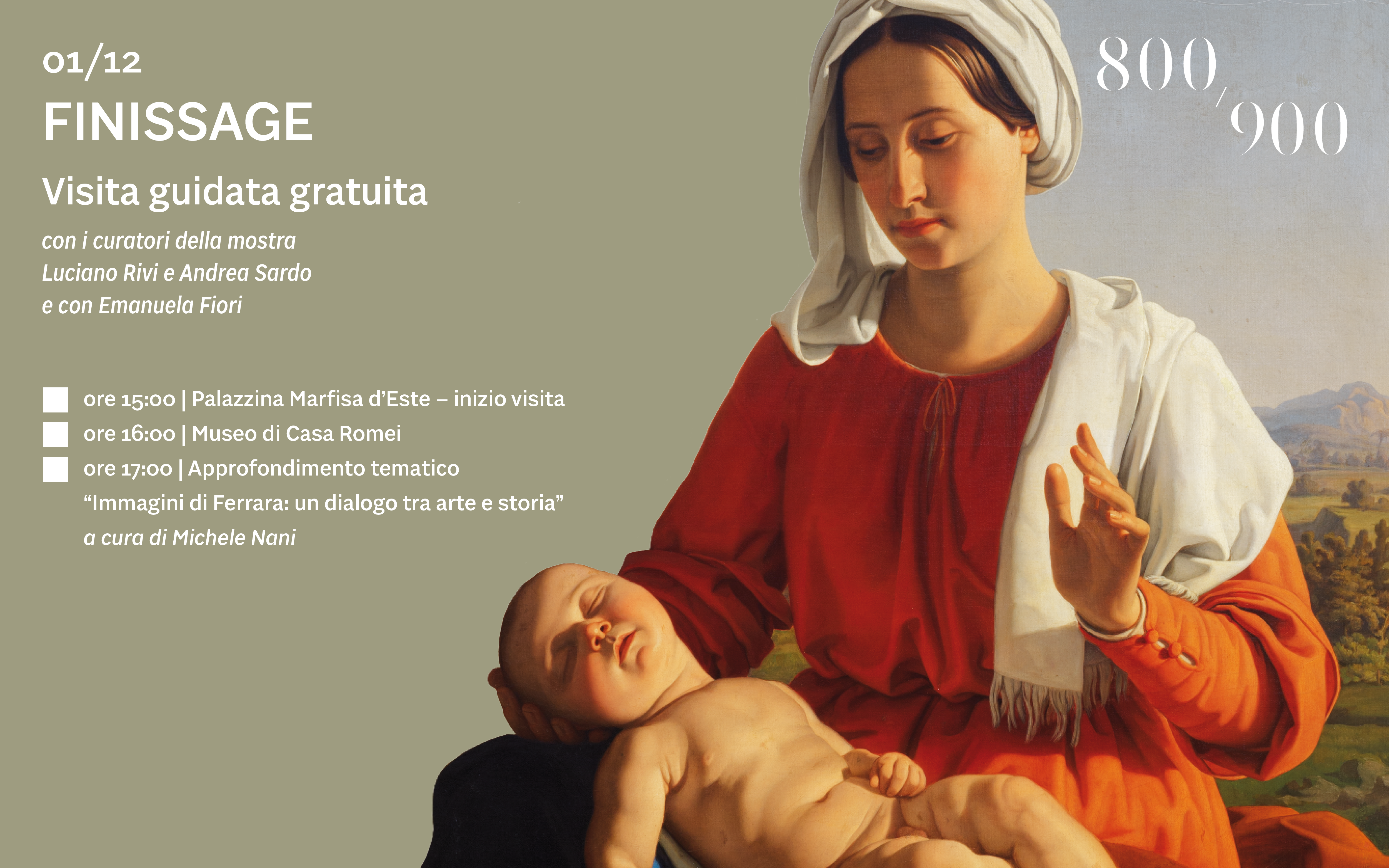 Da “800/900” a “Passioni”: il passaggio di testimone di Assicoop dalla mostra di Ferrara a quella di Modena