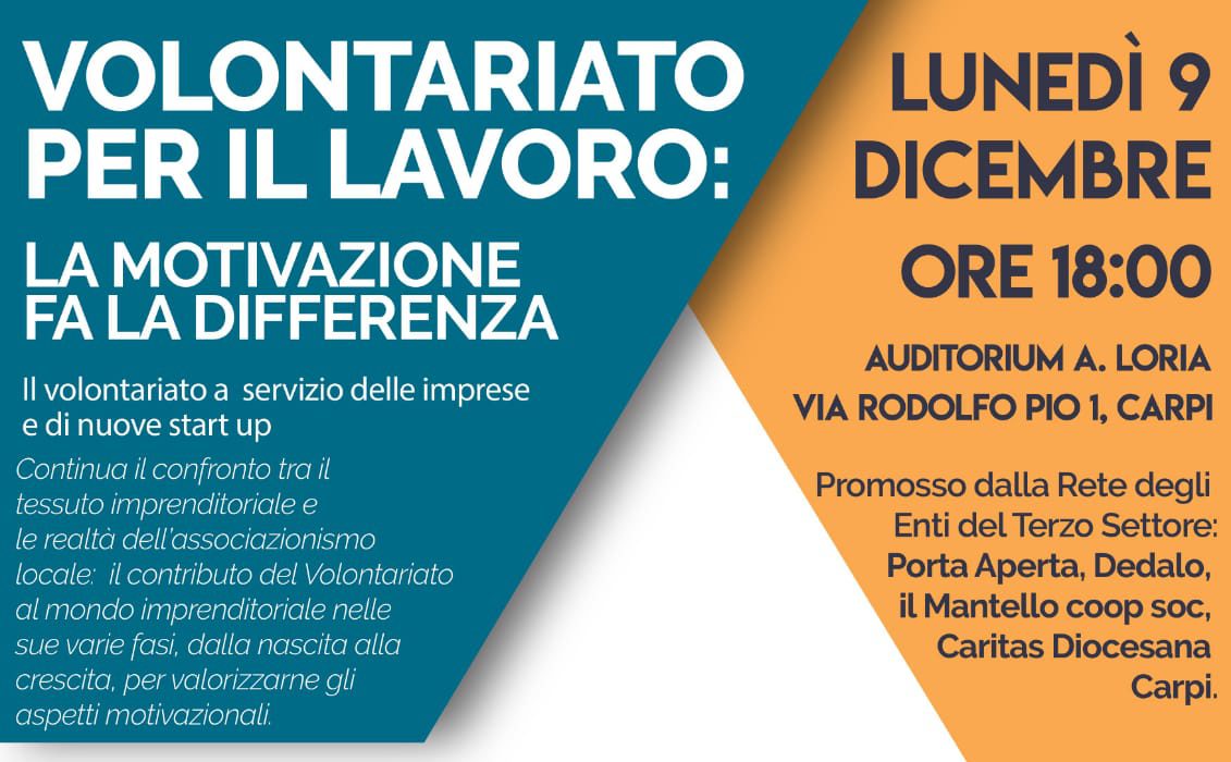 Volontariato per il lavoro: la motivazione fa la differenza