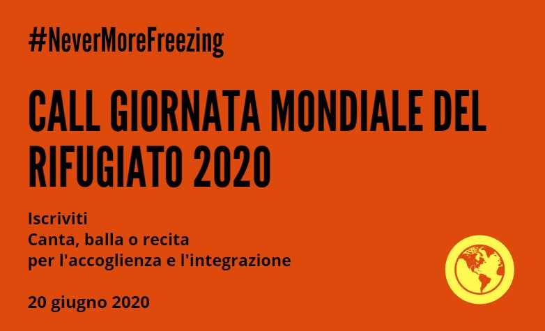 NeverMoreFreezing: chiamata agli artisti per realizzare contributi video dedicati alla Giornata Mondiale del Rifugiato 2020