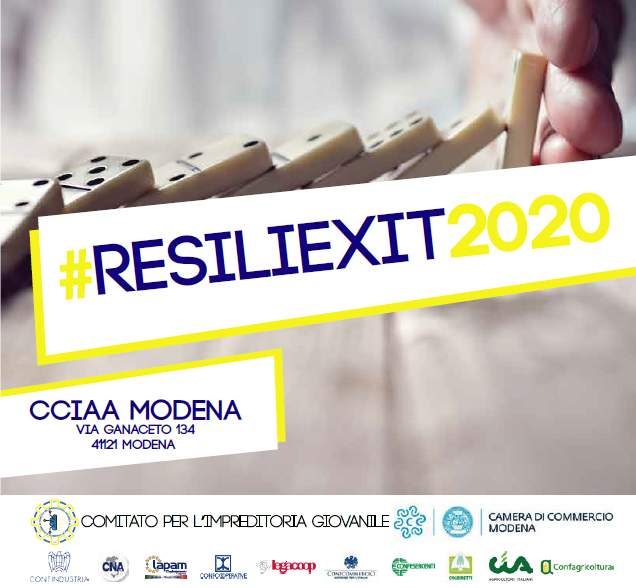 Comitato Giovani Imprenditori CCIAA Modena: secondo modulo gratuito “Resiliexit 2020”