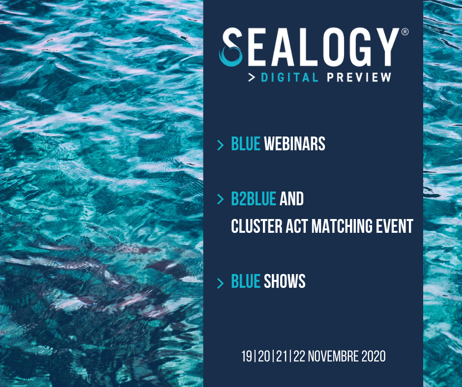 SEALOGY® DIGITAL PREVIEW: dal 19 al 22 novembre l’anteprima digitale del Salone Europeo della Blue Economy