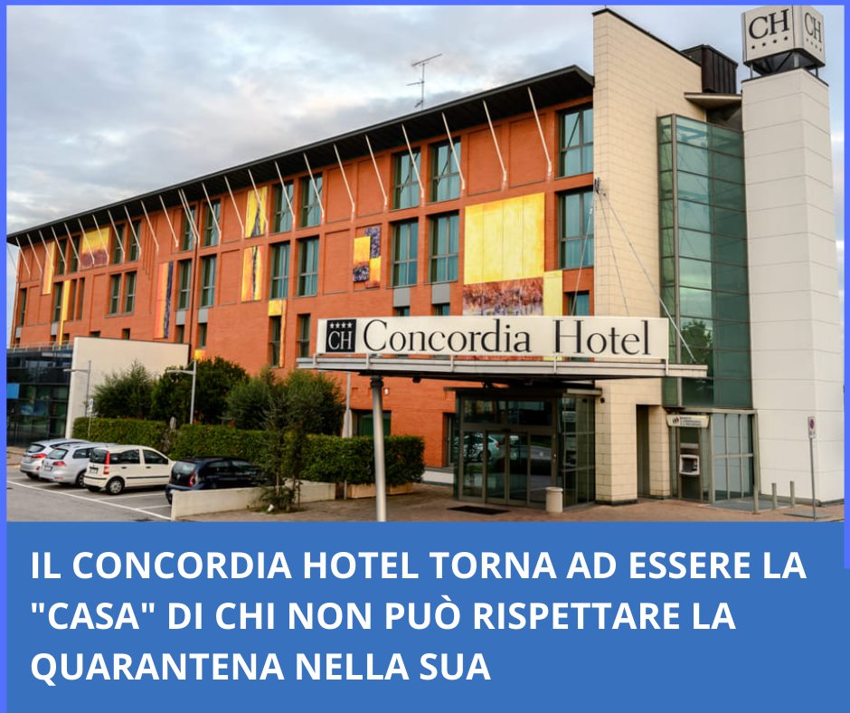 Il Concordia Hotel torna ad essere la “casa” di chi non può rispettare la quarantena nella sua