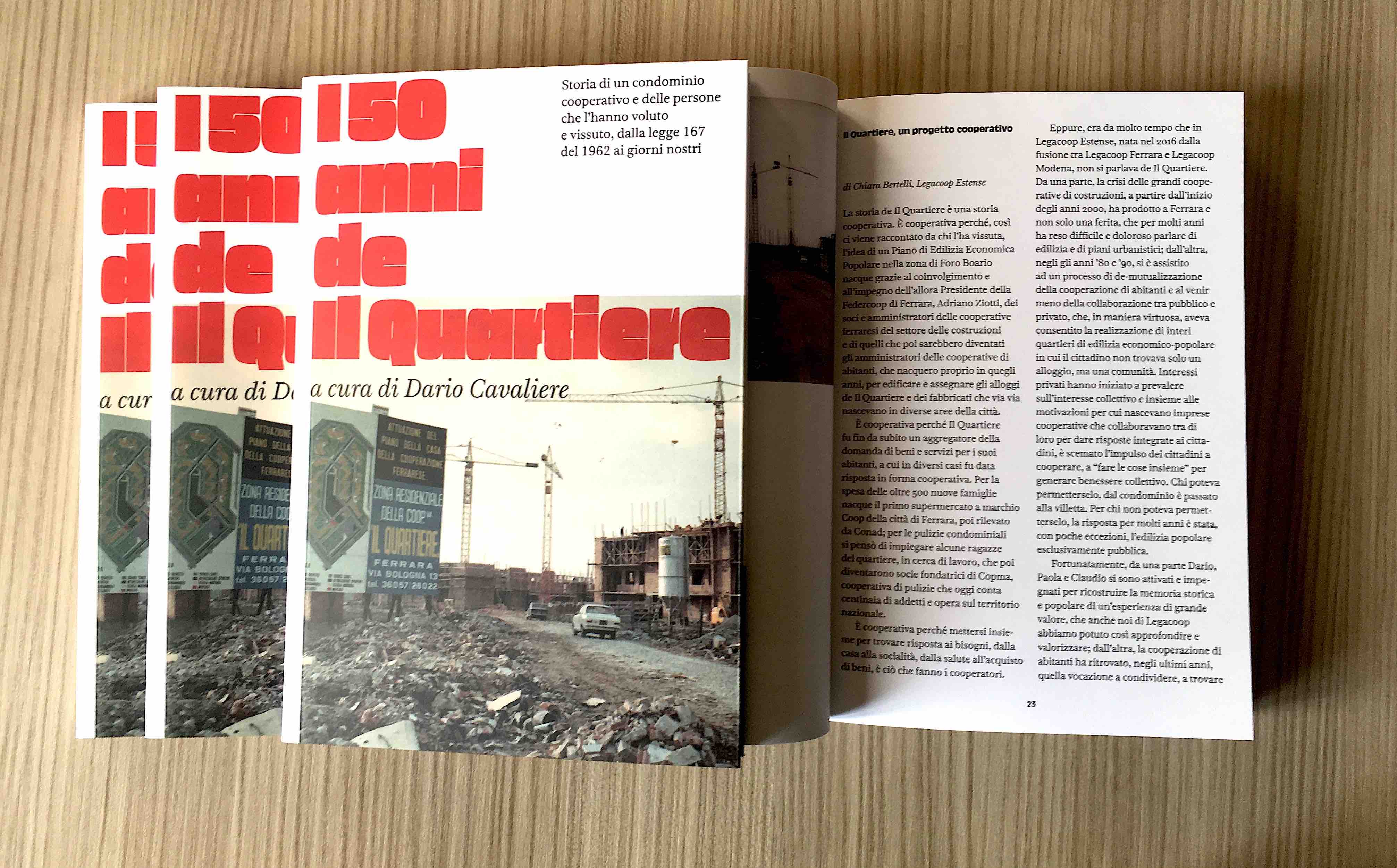 “I 50 anni de Il Quartiere”: un libro appena pubblicato racconta l’esperienza cooperativa del Condominio popolare ferrarese