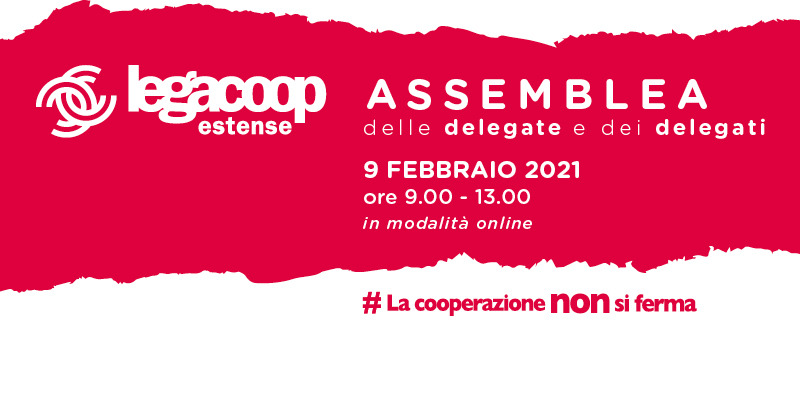 Martedì 9 febbraio l’Assemblea di Legacoop Estense