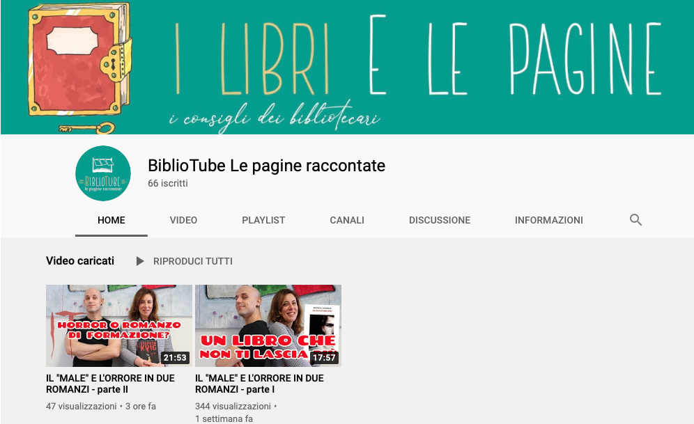 BiblioTube: la cooperativa sociale Le Pagine apre un canale YouTube dedicato agli appassionati di libri