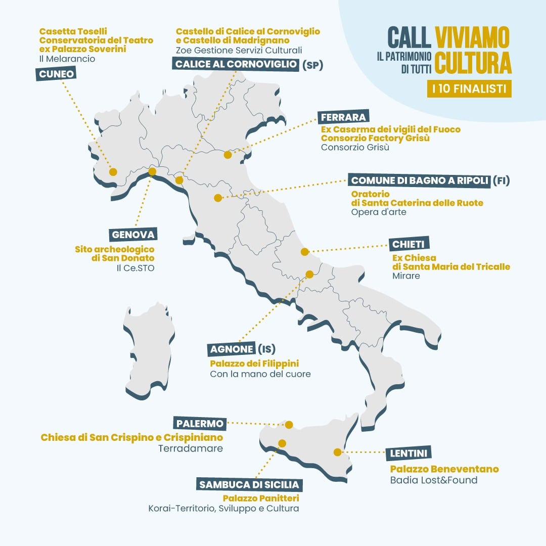 “Viviamo Cultura”: Consorzio Factory Grisù unico finalista in Emilia-Romagna della call lanciata dall’Alleanza delle Cooperative