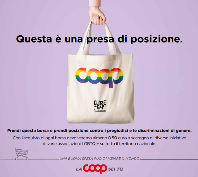 Coop Alleanza 3.0 A fianco della Comunità LGBTQ+