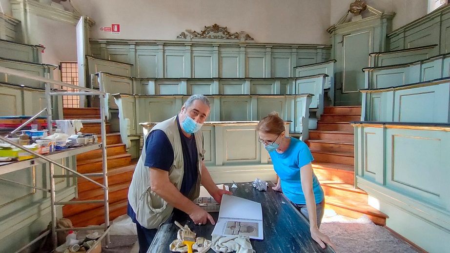 Teatro Anatomico: in corso il restauro finanziato da Copma