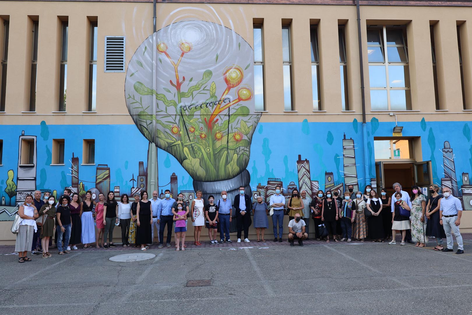 Coopsday 2021: inaugurata “Re-enact”, l’opera di street art  donata da Legacoop Estense alla città di Modena