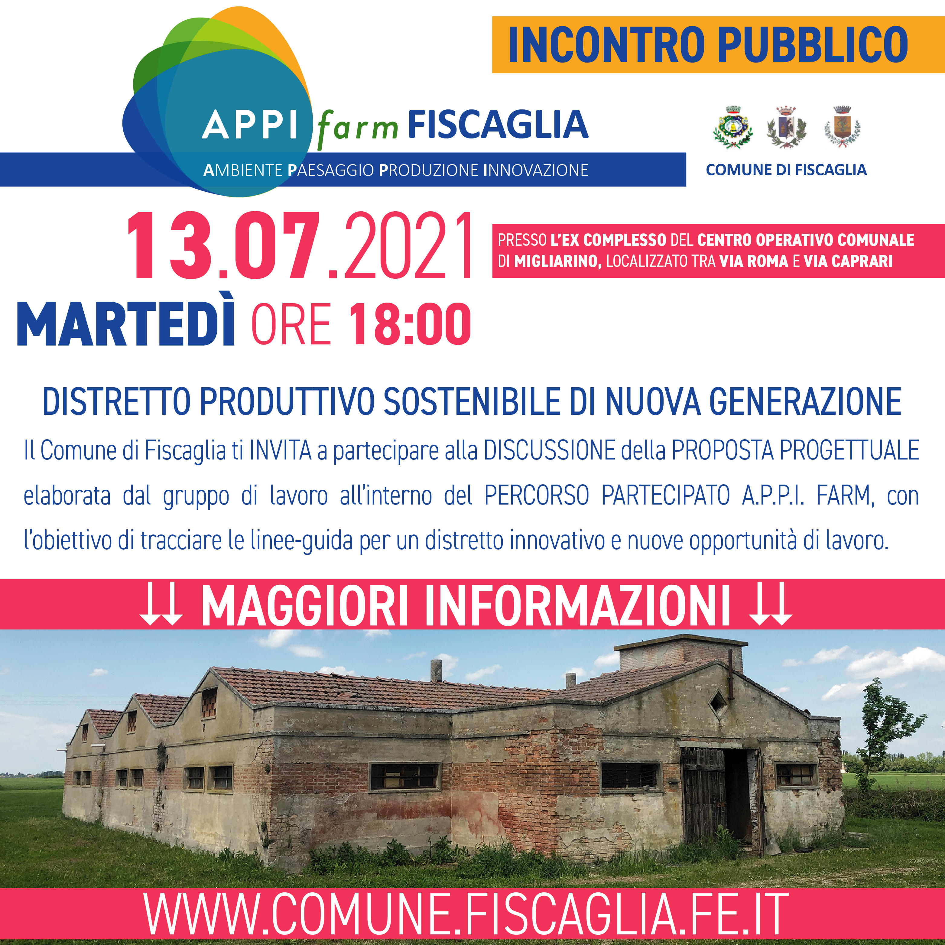 A.P.P.I. Farm Fiscaglia: il 13 luglio il workshop conclusivo del percorso partecipato