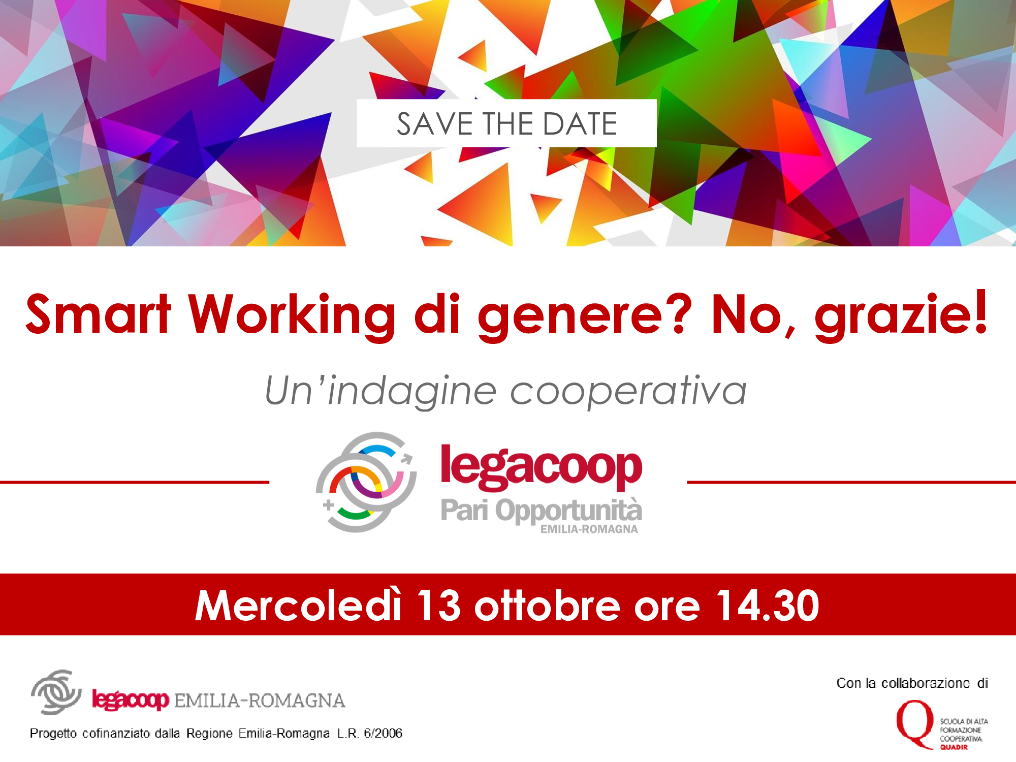 “Smart Working di genere? No, grazie!”