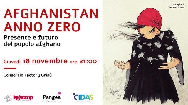 Afghanistan Anno Zero: il 18 novembre a Grisù un dibattito su presente e futuro del popolo afghano