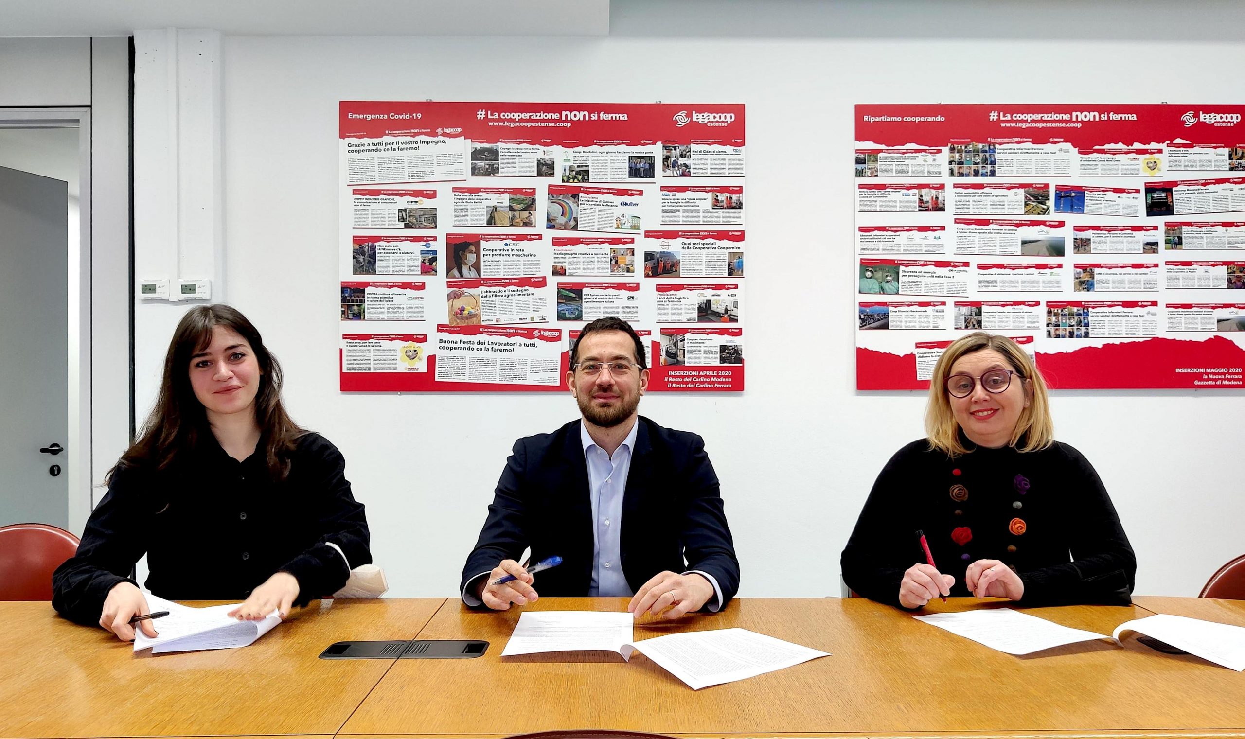 Protocollo d’Intesa tra Legacoop Estense e Arci: una firma per siglare l’impegno a supportare la nascita e lo sviluppo di esperienze cooperative in ambito sociale e culturale a Modena e Ferrara