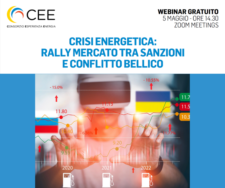 Webinar CEE | Crisi energetica: rally mercato tra sanzioni e conflitto bellico