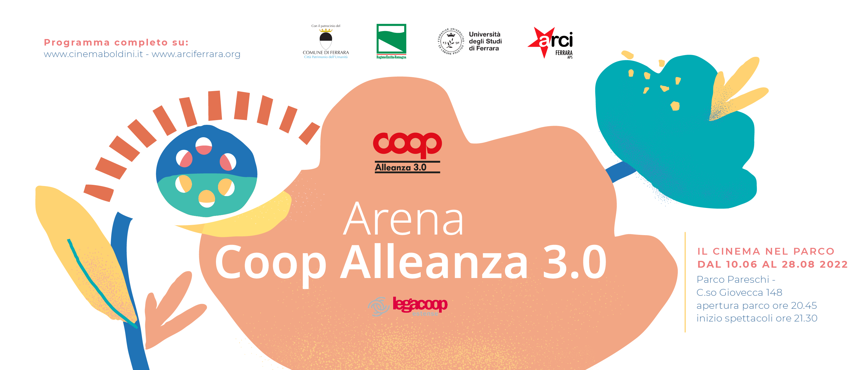 Arena Coop Alleanza 3.0: scopri la programmazione dal 25 luglio al 28 agosto