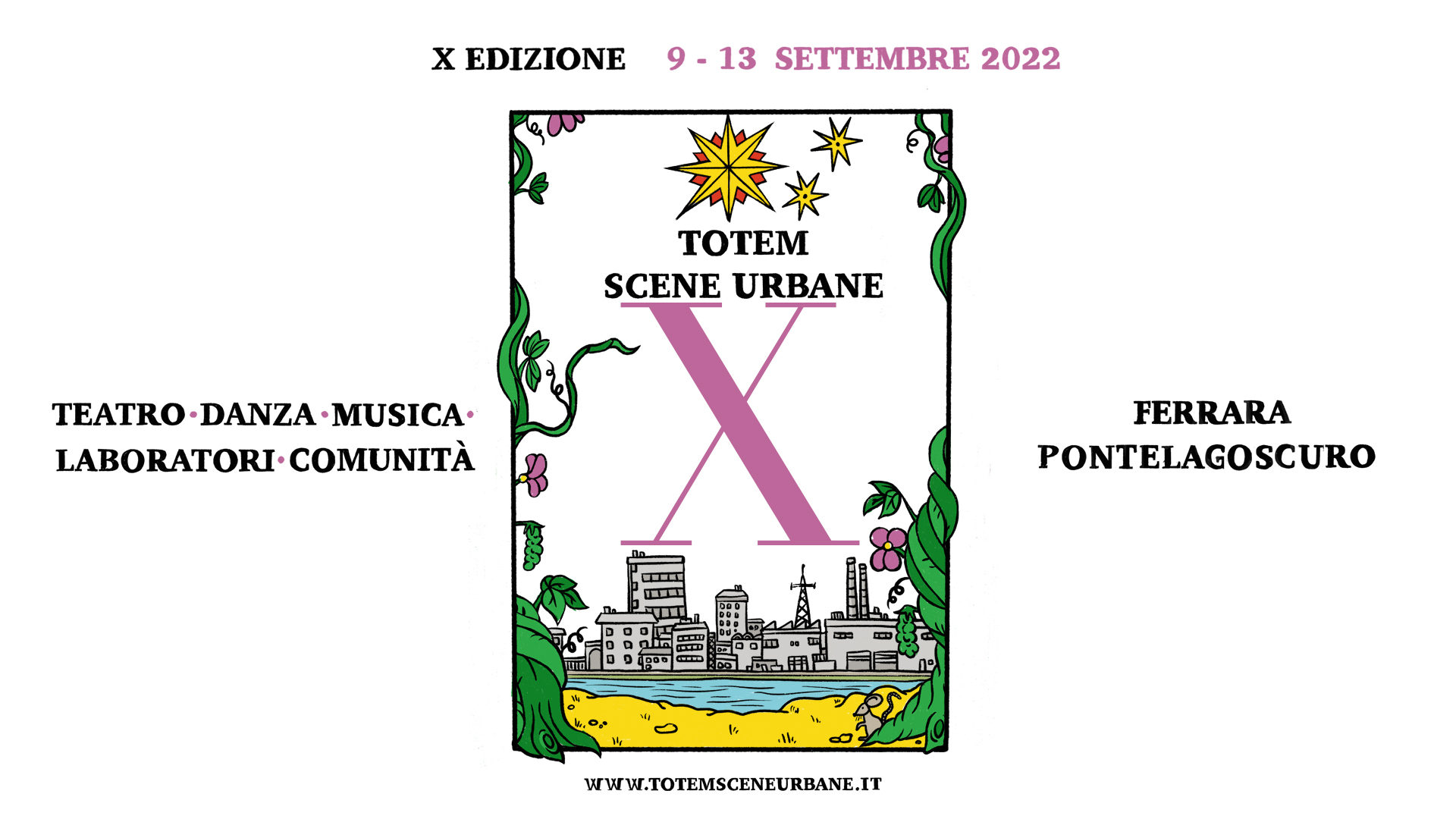 TOTEM Scene Urbane X edizione 9-13 settembre