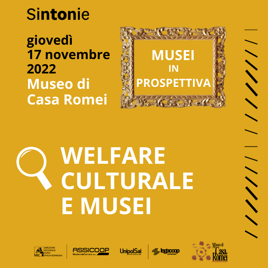 “Musei in prospettiva”: il 17 novembre secondo appuntamento del ciclo di incontri nell’ambito di Sintonie