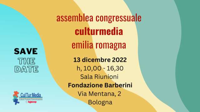 Assemblea Congressuale CulTurMedia Emilia-Romagna: appuntamento il 13 dicembre a Bologna