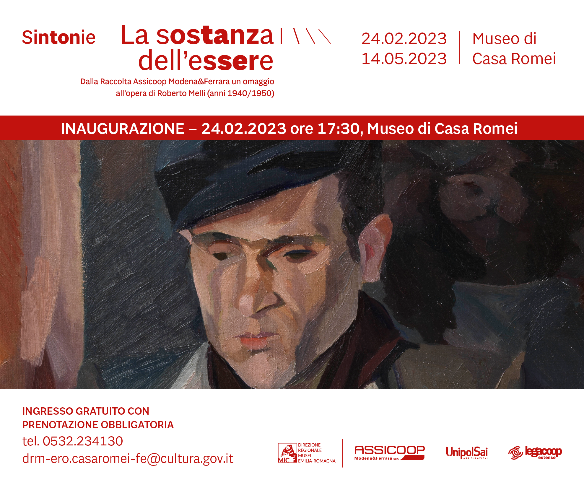 Una mostra dedicata a Roberto Melli nell’ambito di Sintonie: inaugurazione il 24 febbraio