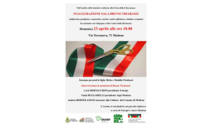 23 aprile, Inaugurazione Sala Bruno Tirabassi a Modena 23 aprile, Inaugurazione Sala Bruno Tirabassi a Modena