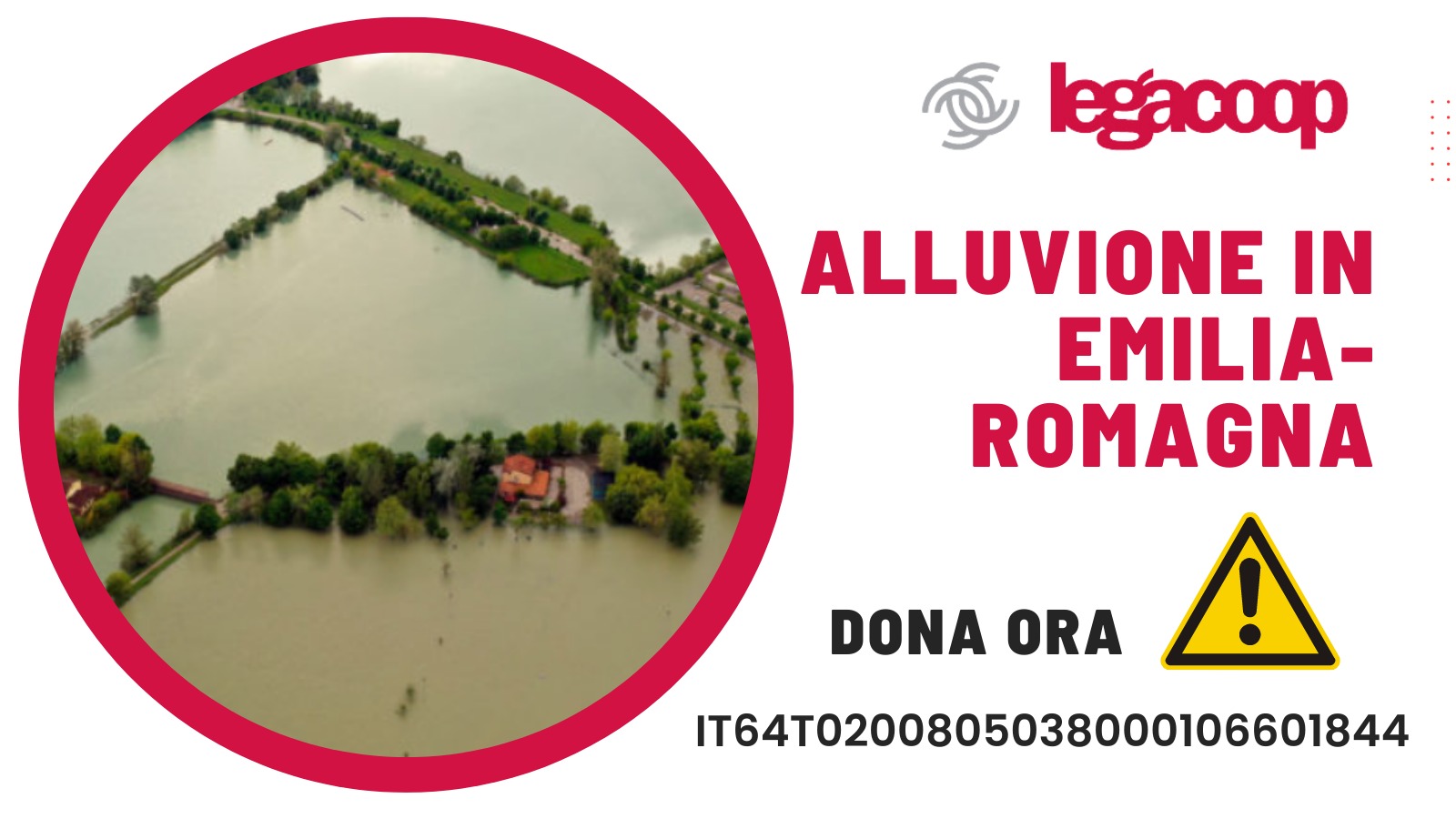 Alluvione in Emilia-Romagna: al via campagna di raccolta fondi per i territori colpiti promossa da Legacoop