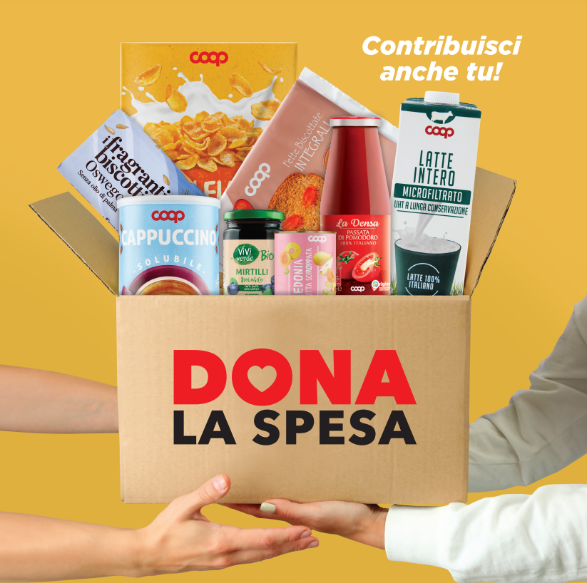 Coop Alleanza 3.0 – Dona la spesa: la raccolta solidale per rimanere vicini alla comunità