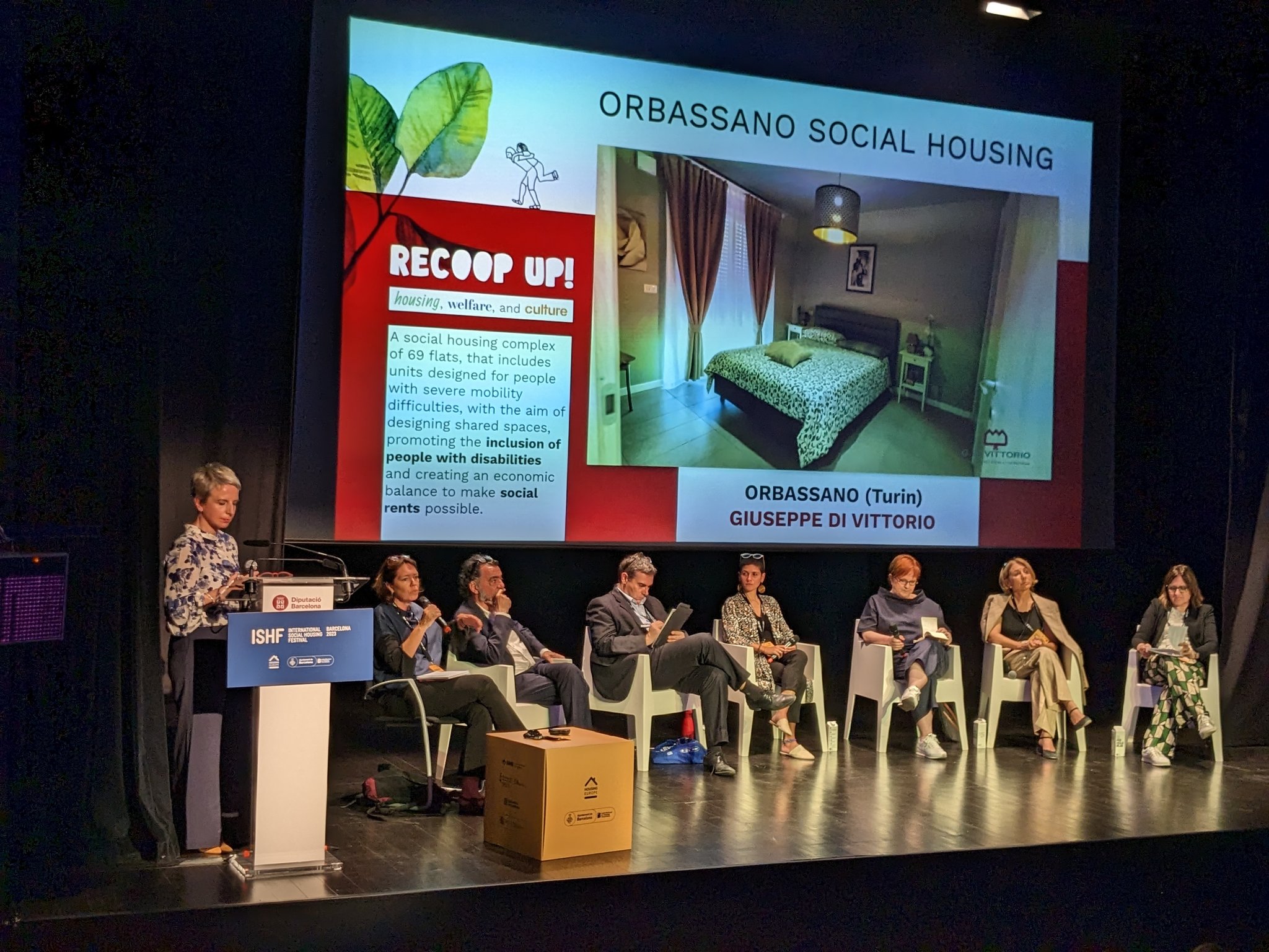 Housing sociale, le buone pratiche cooperative protagoniste del festival internazionale di Barcellona. Gamberini: serve collaborazione pubblico-privato e stanziamento di risorse