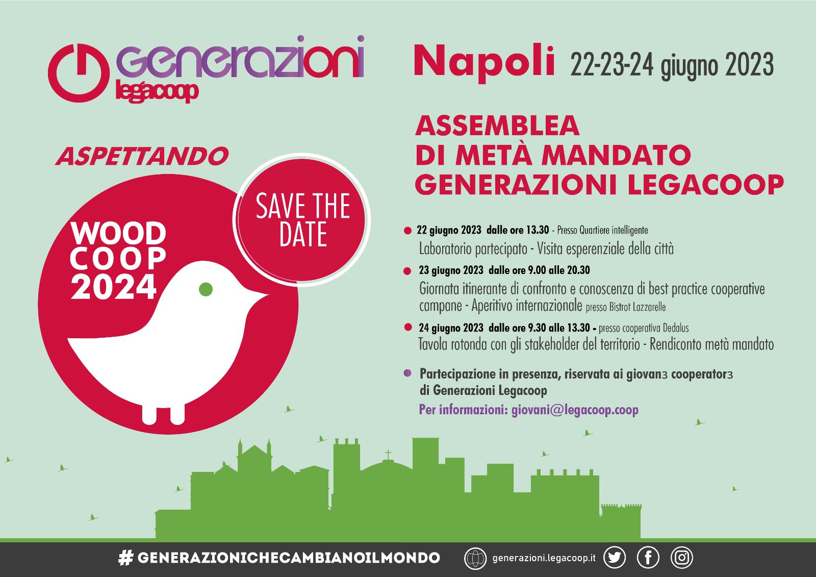 Generazioni Napoli 22-23-24 giugno 2023: Assemblea di metà mandato