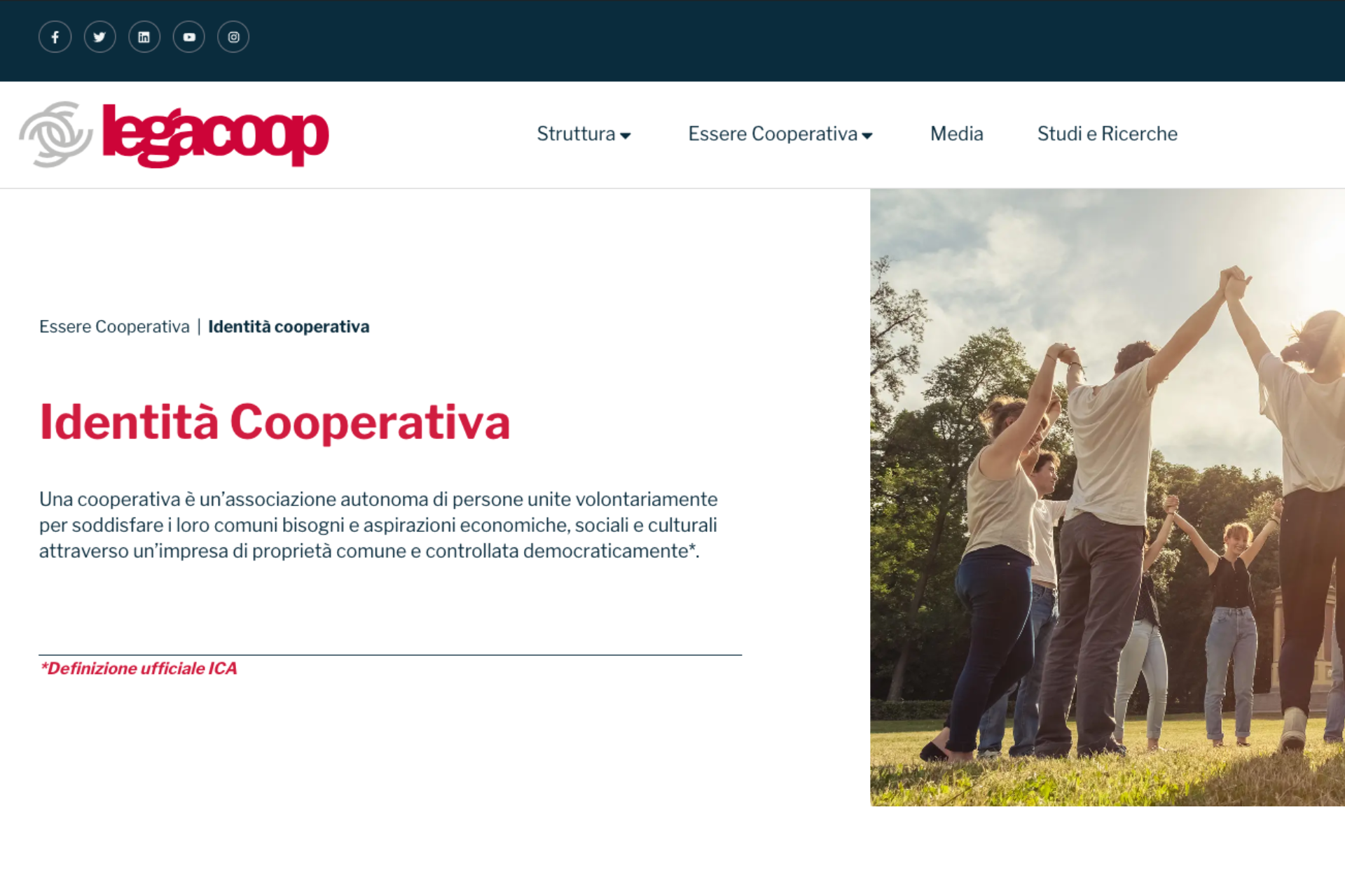 Online il nuovo sito di Legacoop!