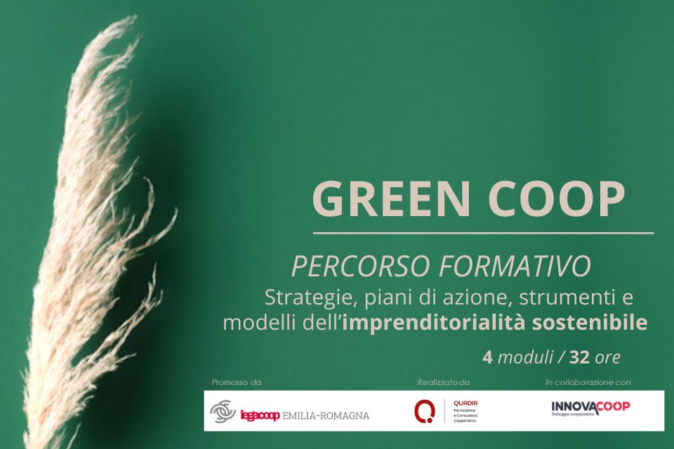 Aperte le iscrizioni a GREEN COOP Aperte le iscrizioni a GREEN COOP