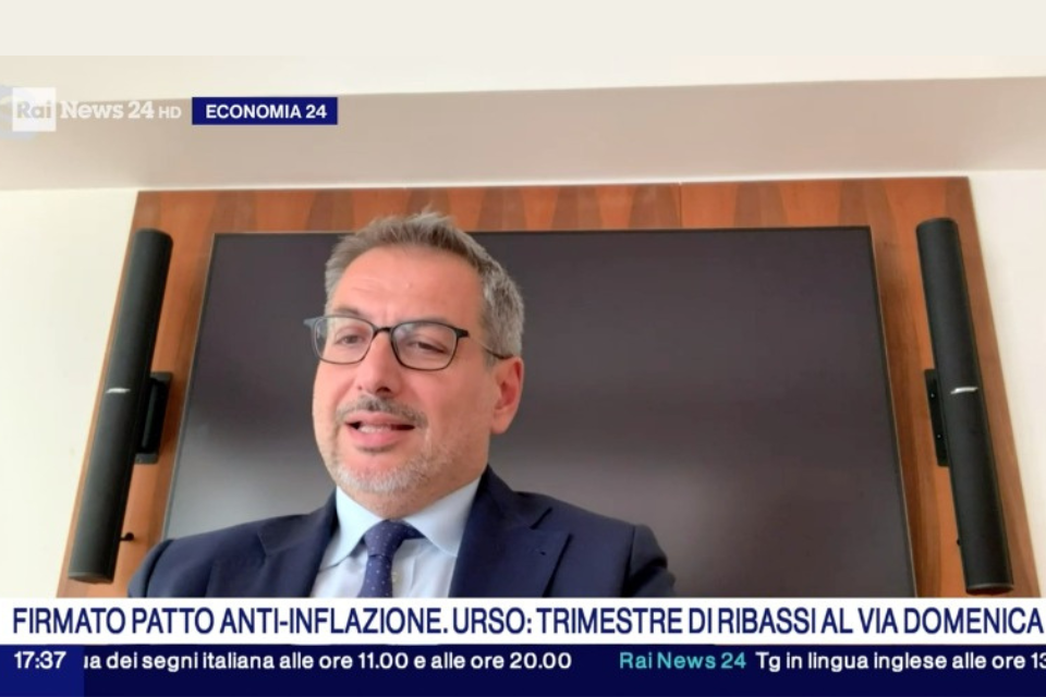 Patto Anti Inflazione, Gamberini a RaiNews24: ora iniziative per credito alle imprese