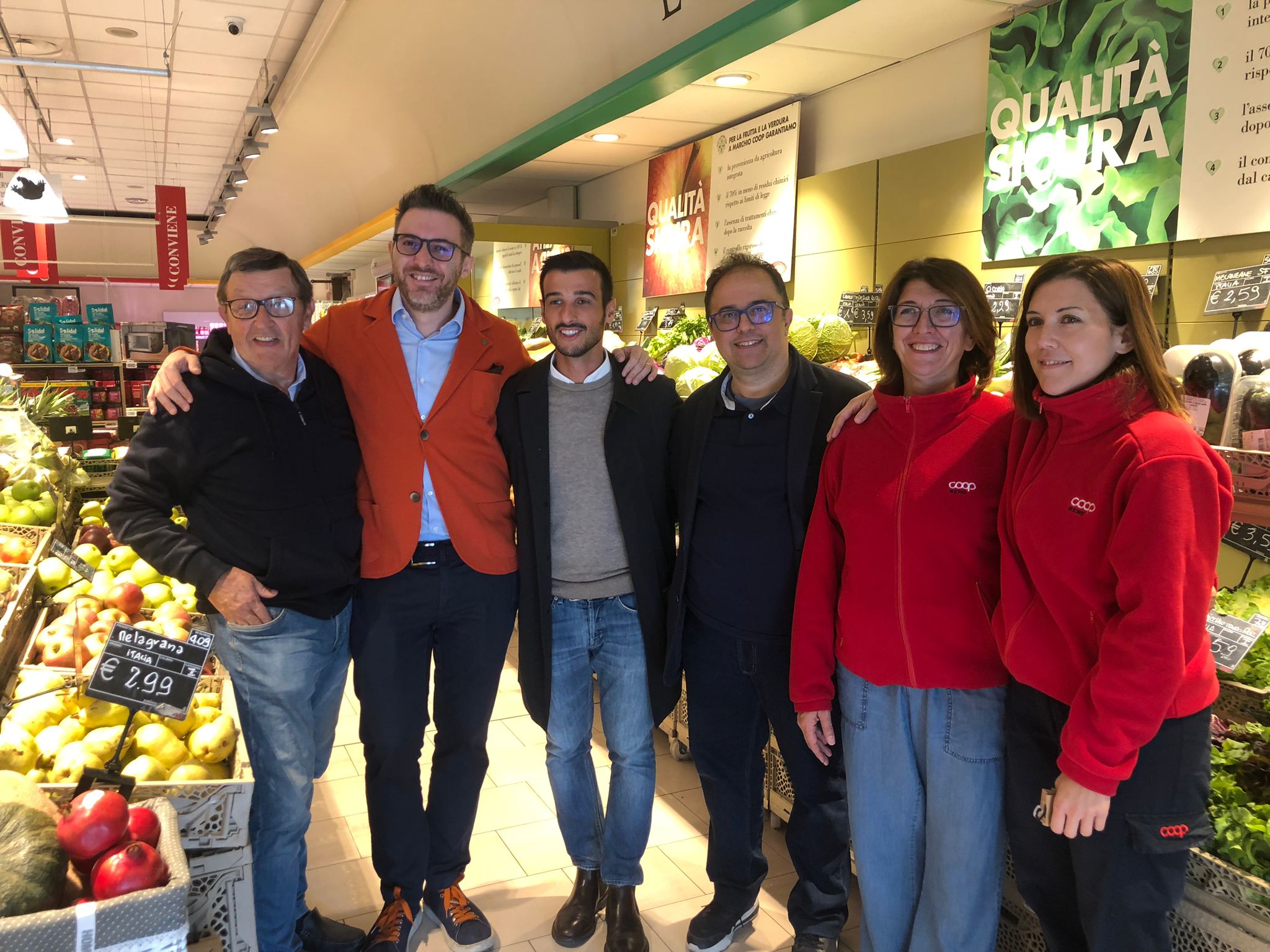 Il Sindaco di Cento in visita ai punti vendita di Coop Reno e Coop Alleanza 3.0