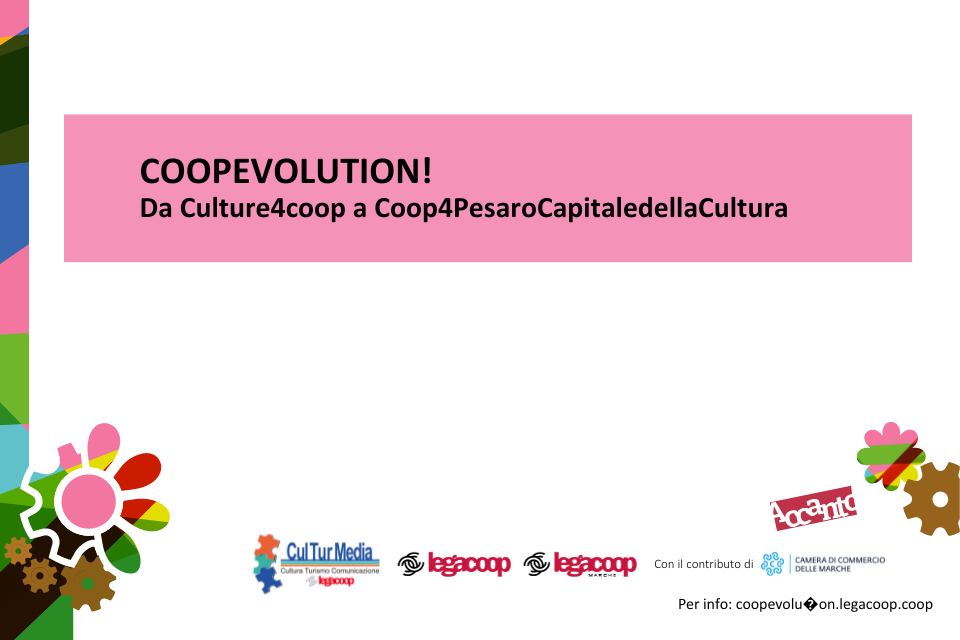 COOPEVOLUTION!: l’evento 1-2 dicembre a Fano