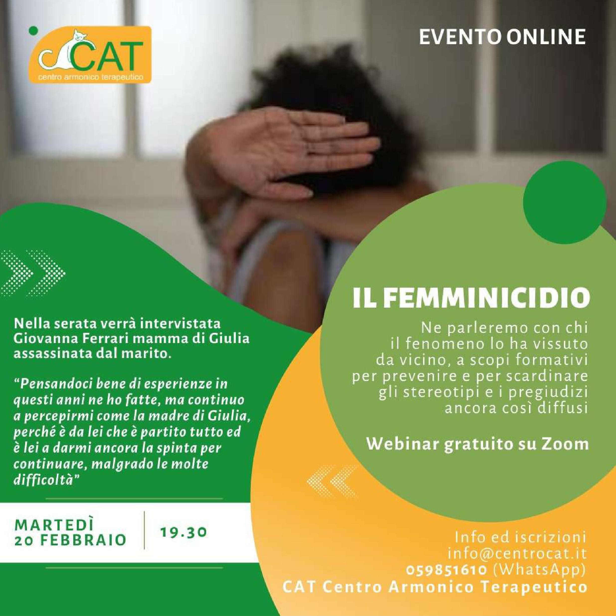Femminicidio: il 20 febbraio un webinar organizzato da coop LuneNuove