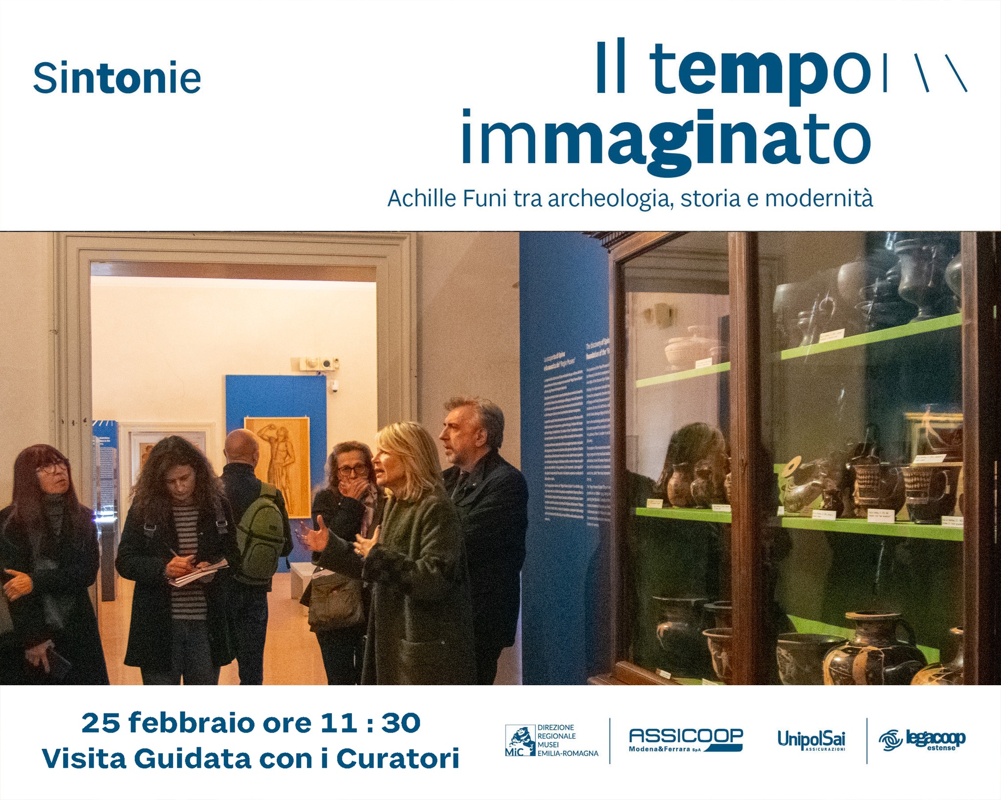 SINTONIE: il 25 febbraio visita guidata alla mostra “Il tempo immaginato” al Museo Archeologico Nazionale di Ferrara